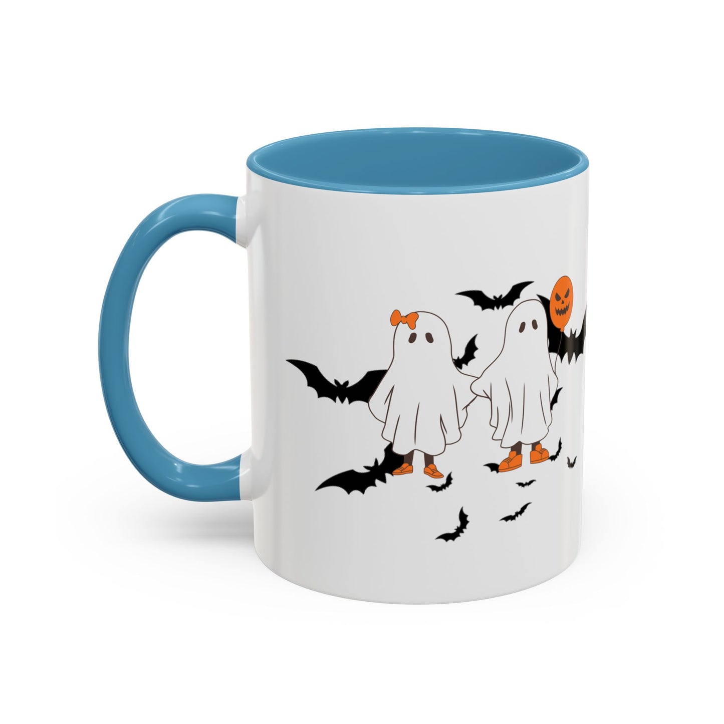 Halloween Themed Accent Coffee Mug - Perfect for Spooky Season, Trick or Treat, Fall Decor, Gifts for Halloween Lovers, Cozy Beverages
