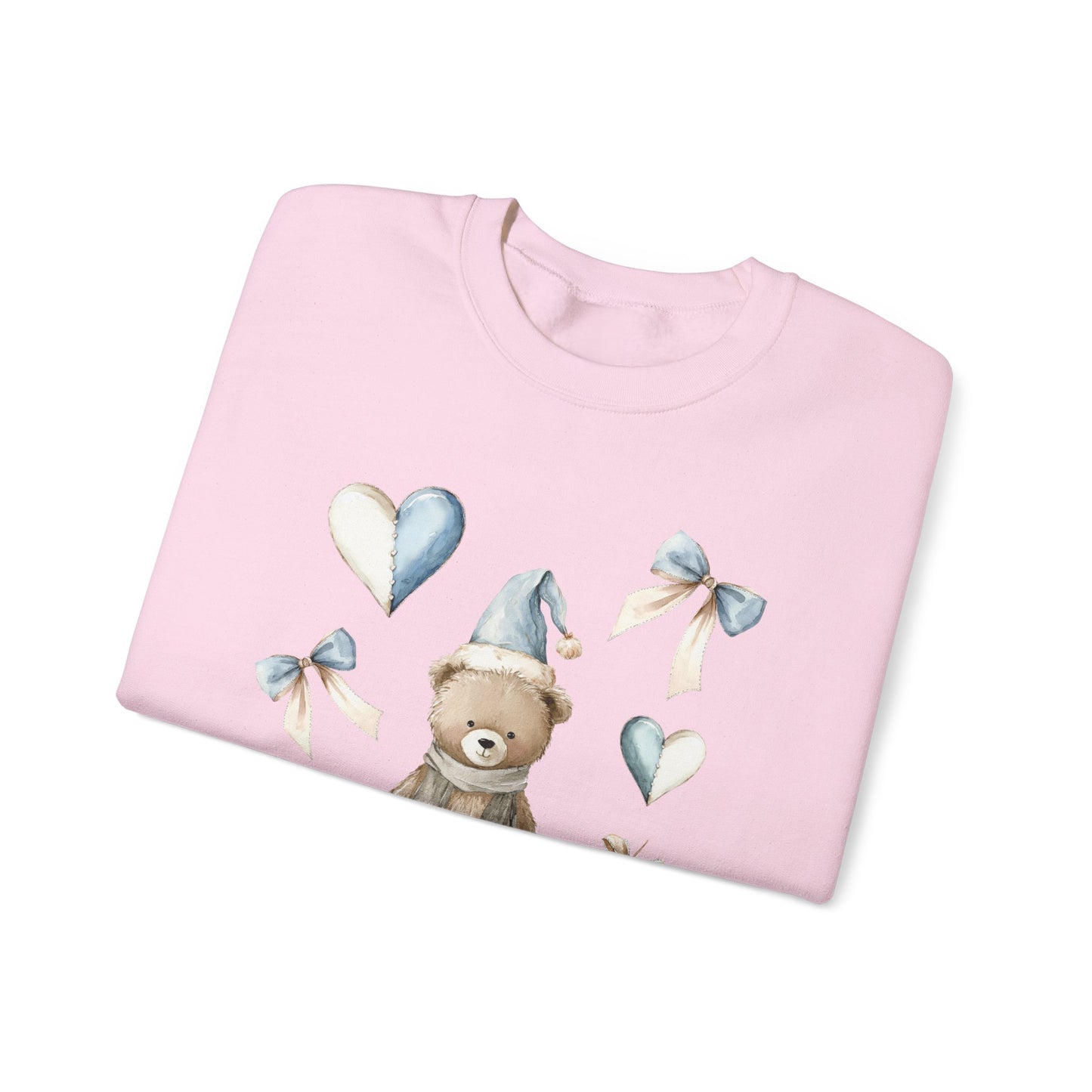 Christmas Bear Santa Crewneck Sweatshirt, Holiday Winter Jumper for Men and Women, Gift for Xmas, Cute Unisex Sweatshirt, Christmas Sweater