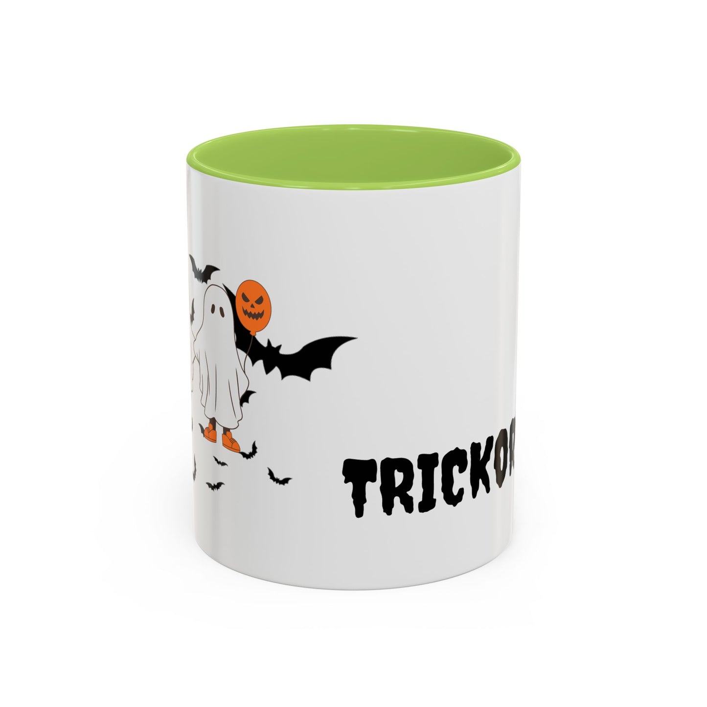 Halloween Themed Accent Coffee Mug - Perfect for Spooky Season, Trick or Treat, Fall Decor, Gifts for Halloween Lovers, Cozy Beverages