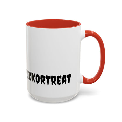 Halloween Themed Accent Coffee Mug - Perfect for Spooky Season, Trick or Treat, Fall Decor, Gifts for Halloween Lovers, Cozy Beverages