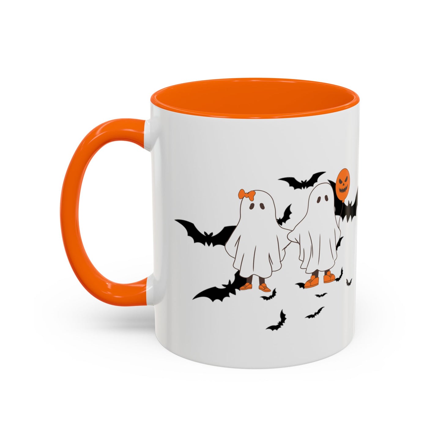 Halloween Themed Accent Coffee Mug - Perfect for Spooky Season, Trick or Treat, Fall Decor, Gifts for Halloween Lovers, Cozy Beverages