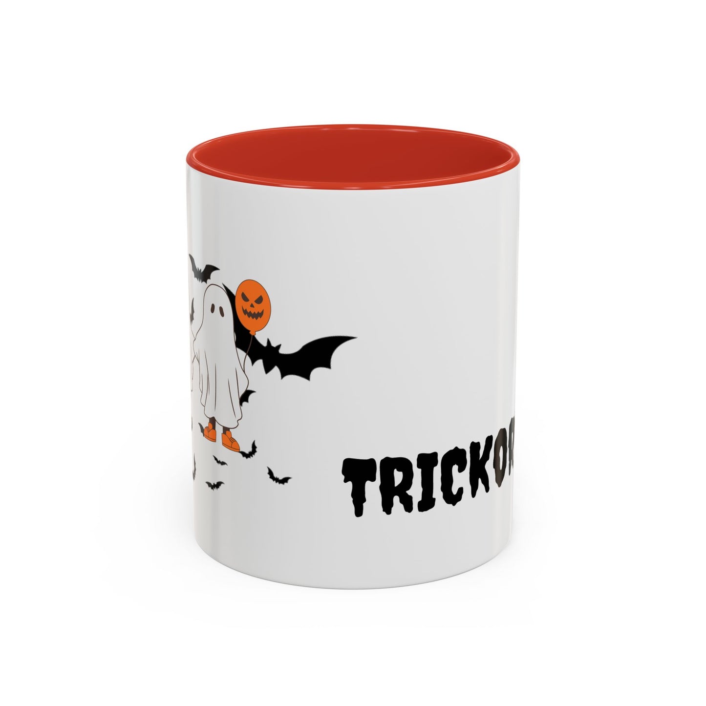 Halloween Themed Accent Coffee Mug - Perfect for Spooky Season, Trick or Treat, Fall Decor, Gifts for Halloween Lovers, Cozy Beverages