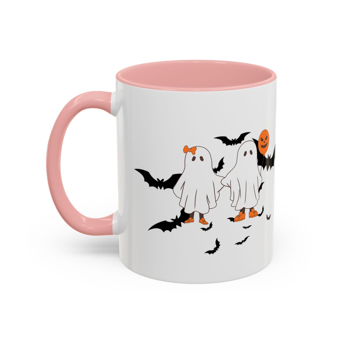 Halloween Themed Accent Coffee Mug - Perfect for Spooky Season, Trick or Treat, Fall Decor, Gifts for Halloween Lovers, Cozy Beverages