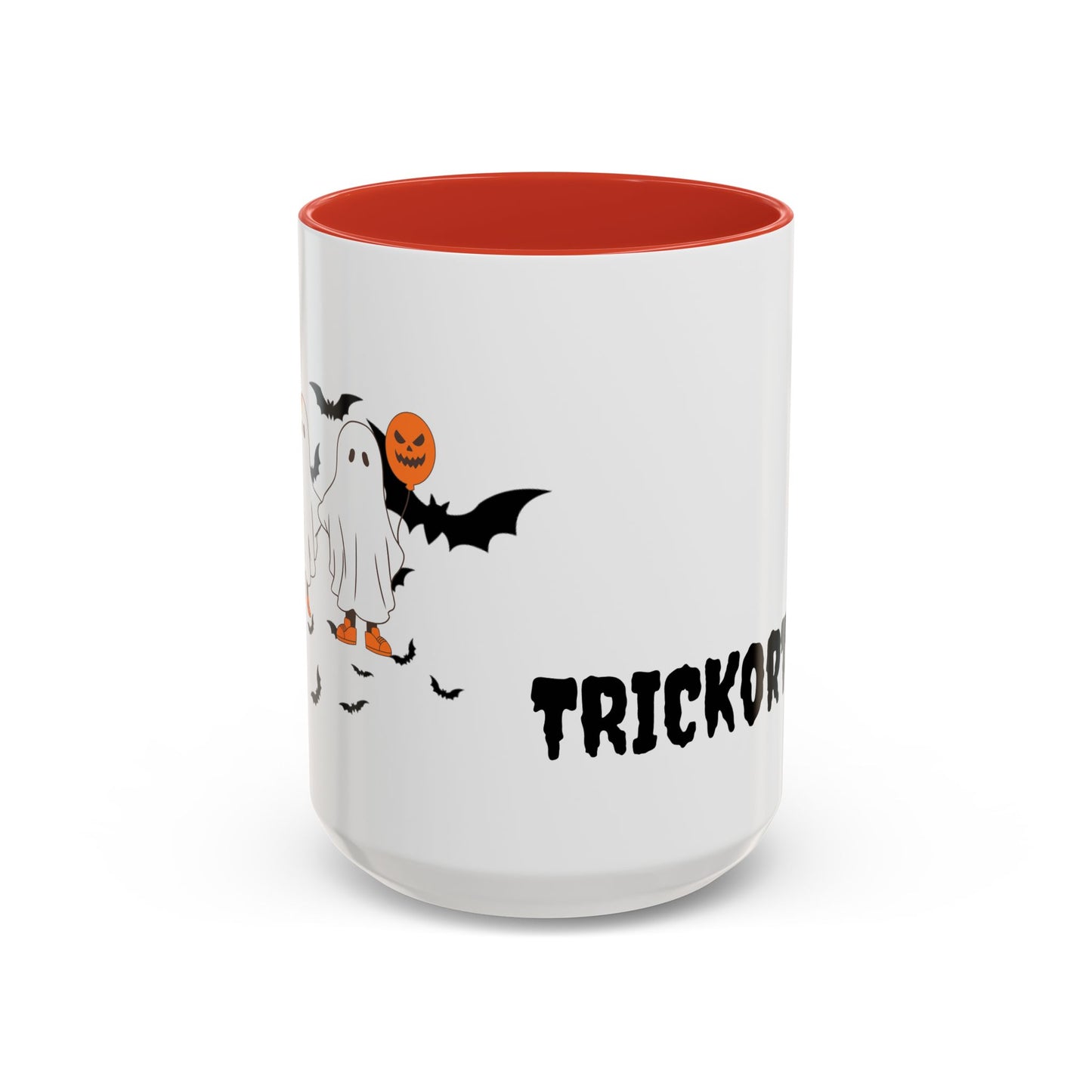 Halloween Themed Accent Coffee Mug - Perfect for Spooky Season, Trick or Treat, Fall Decor, Gifts for Halloween Lovers, Cozy Beverages