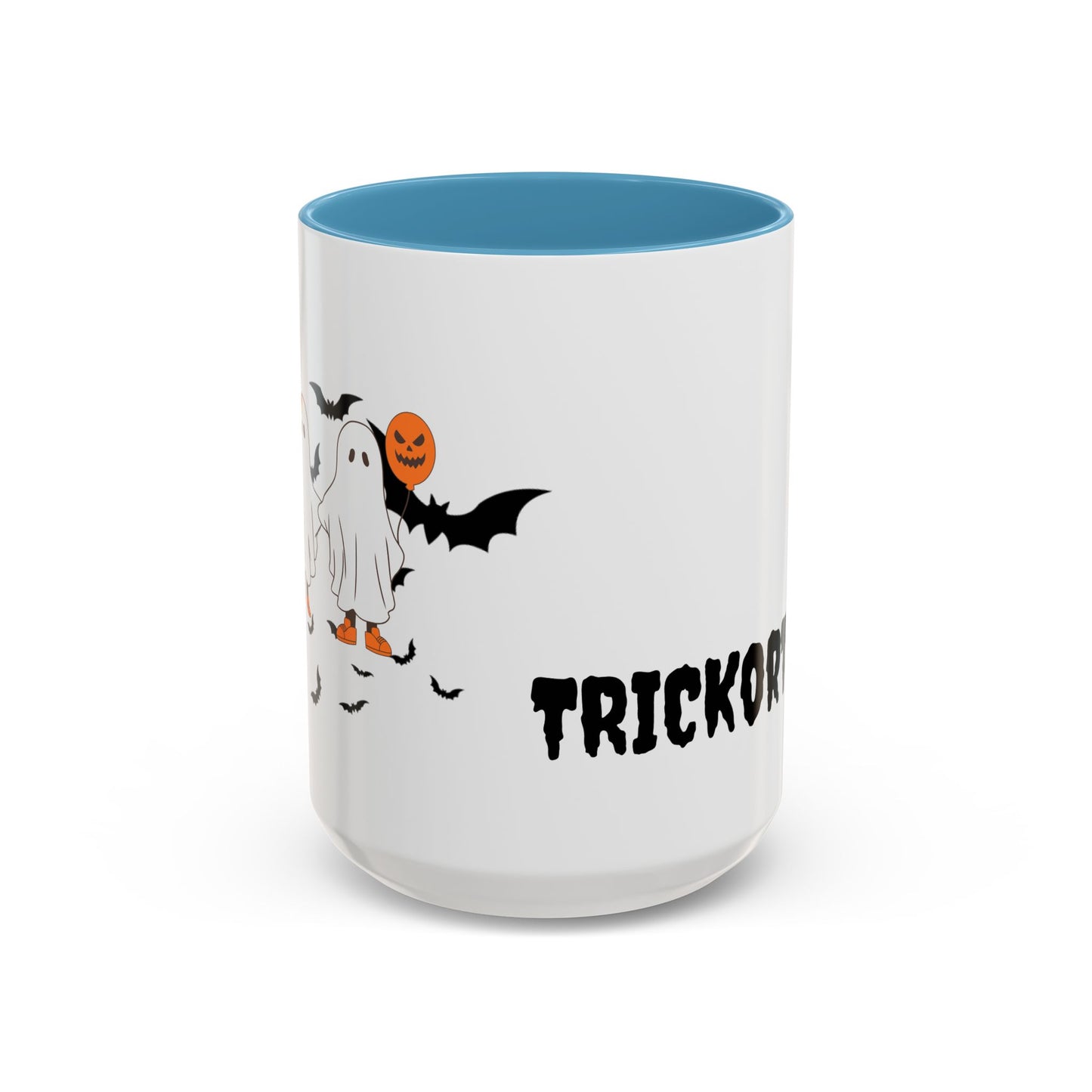 Halloween Themed Accent Coffee Mug - Perfect for Spooky Season, Trick or Treat, Fall Decor, Gifts for Halloween Lovers, Cozy Beverages
