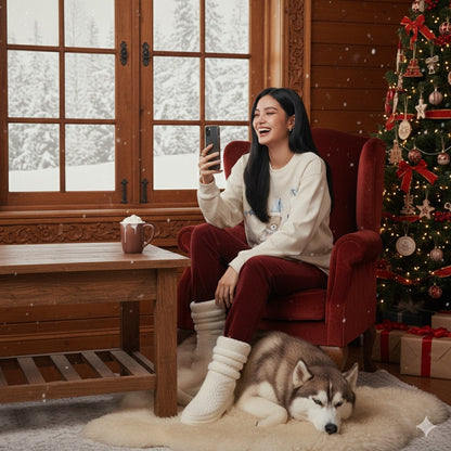 Christmas Bear Santa Crewneck Sweatshirt, Holiday Winter Jumper for Men and Women, Gift for Xmas, Cute Unisex Sweatshirt, Christmas Sweater